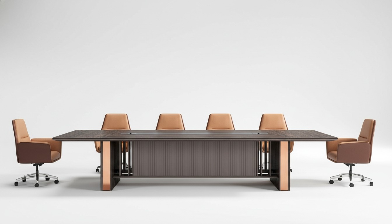 Conference table table meeting table meeting tables 6 armchairs 7 pieces. set