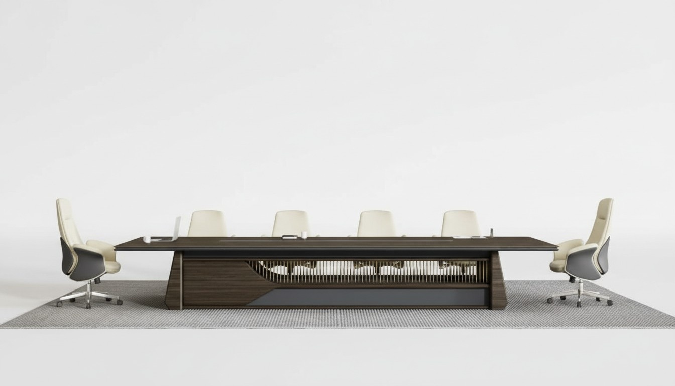 Conference table Meeting table Luxury office furniture Modern brown tables