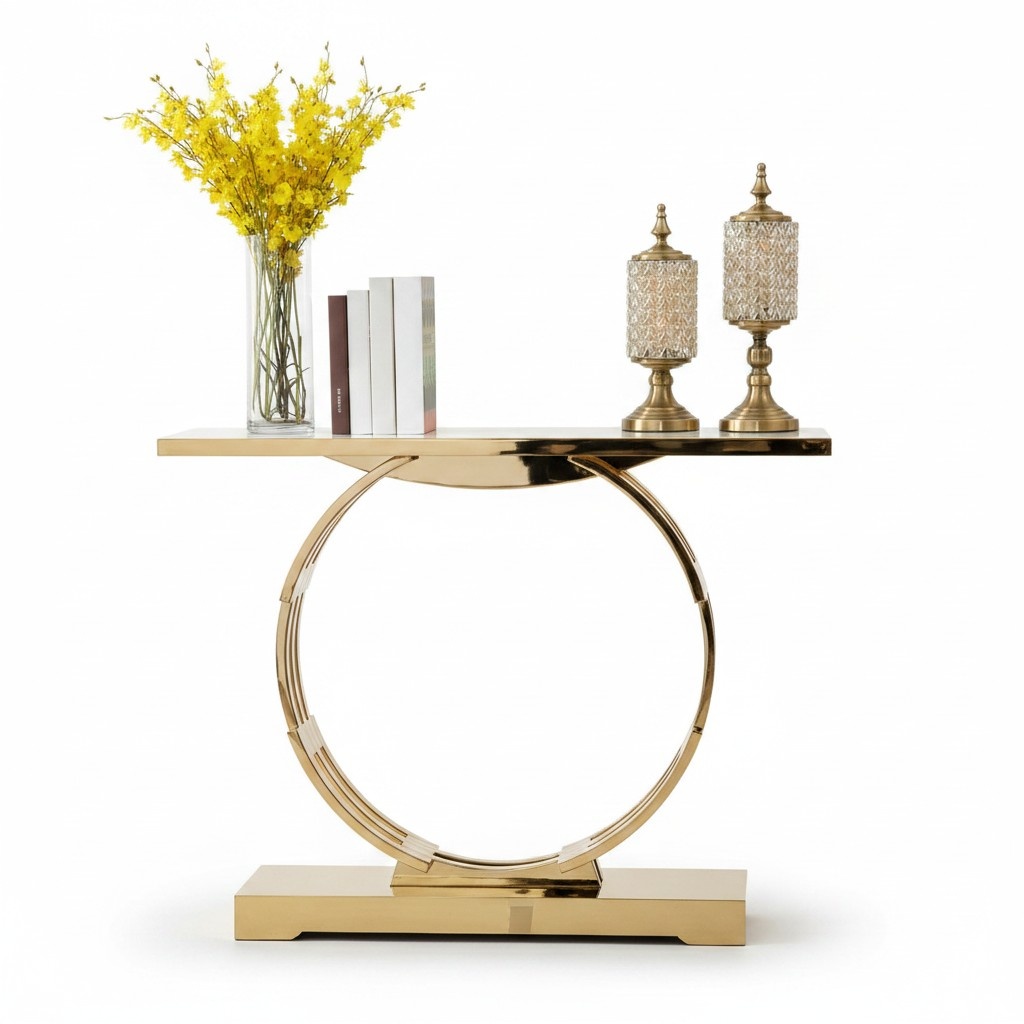 Console luxury sideboard console table sideboard stainless steel living room new