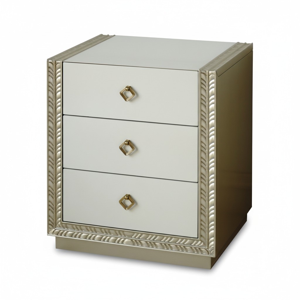 Consoles Side Nightstands Bedside Tables Design Wood High Gloss Bedside Table New