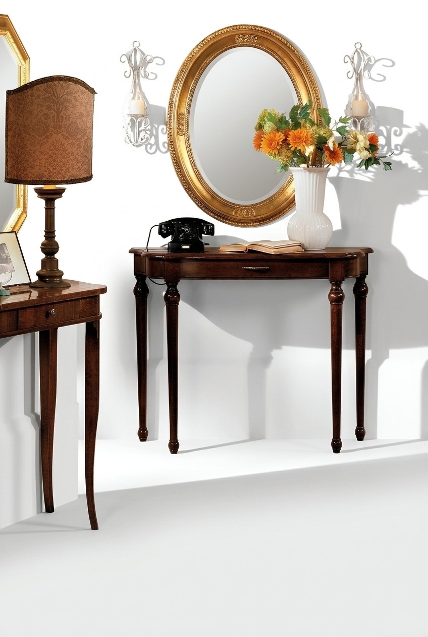 Console Table Design Furniture Style Baroque Wood Italian Table Coffee