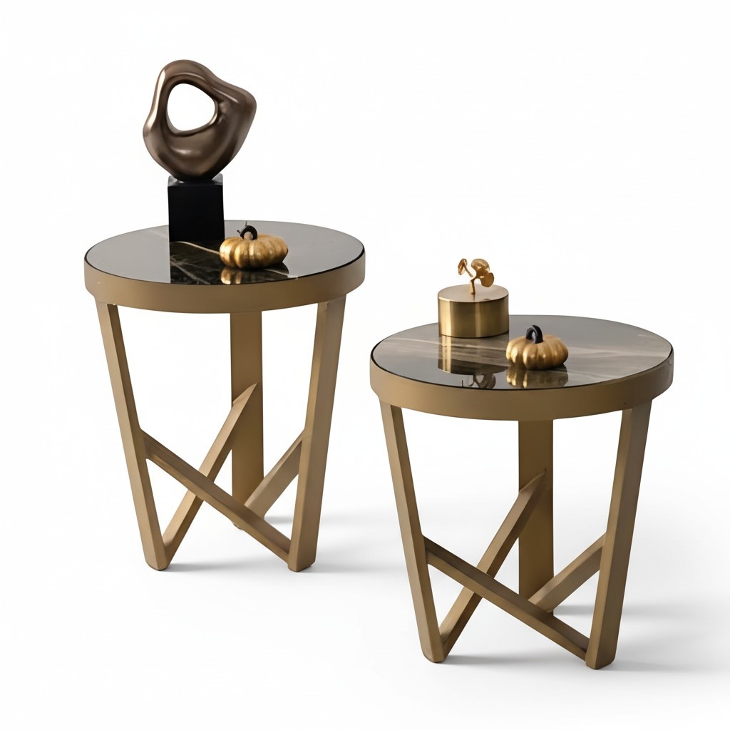 Console Table Metal – Modern Table for Living Room & Hallway