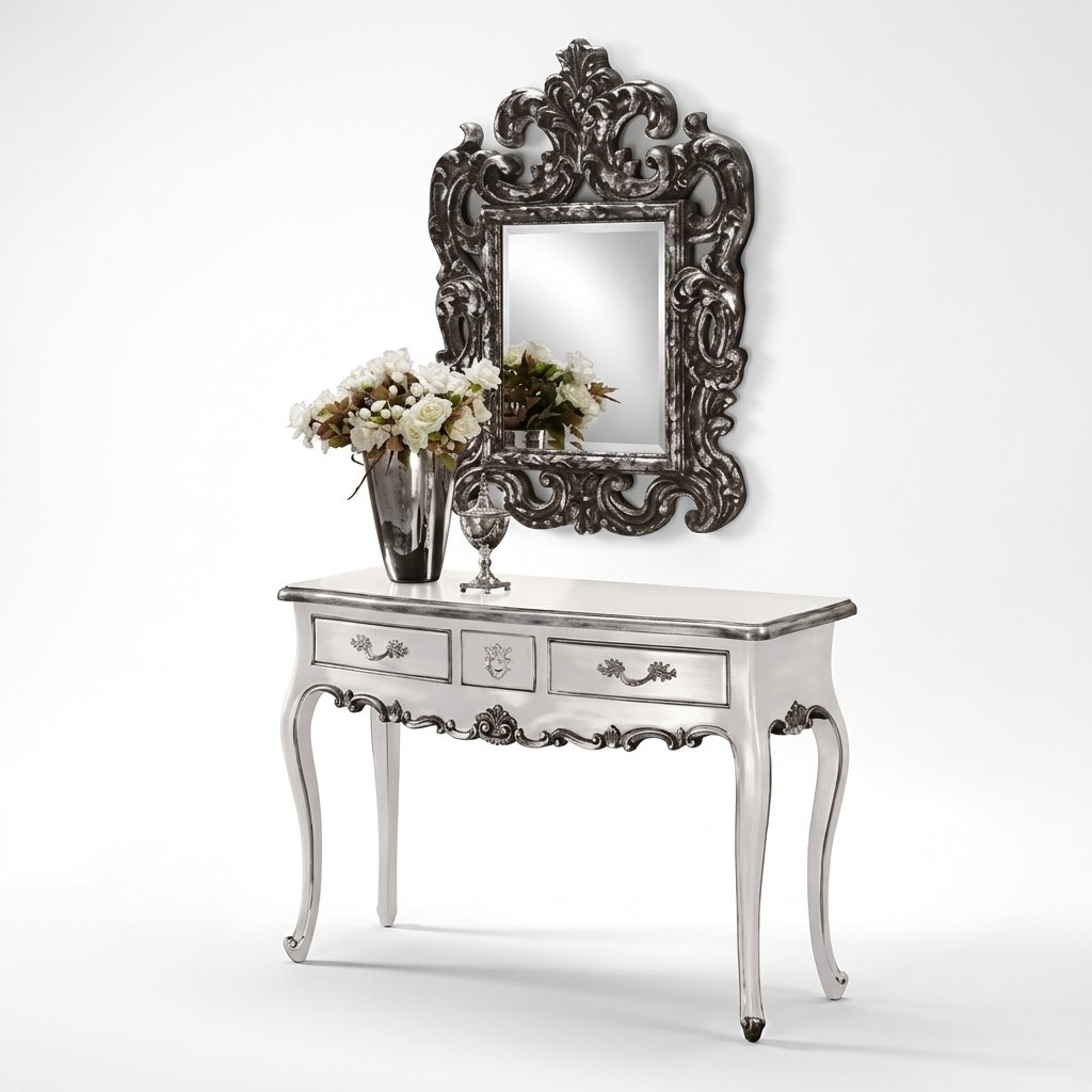 Console table with mirror Luxury console Chest of drawers Wall table Classic consoles
