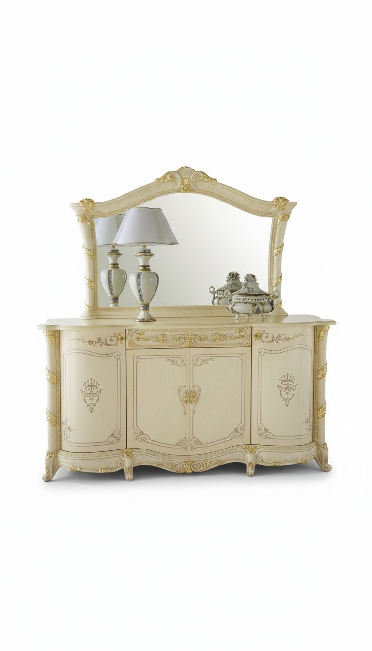 Console Table with Mirror Luxury Console Chest of Drawers Classic Consoles Italy New