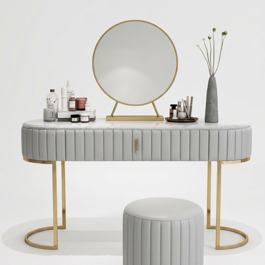 Console Table Dressing Table Dressing Table Console Bedroom Stainless Steel New