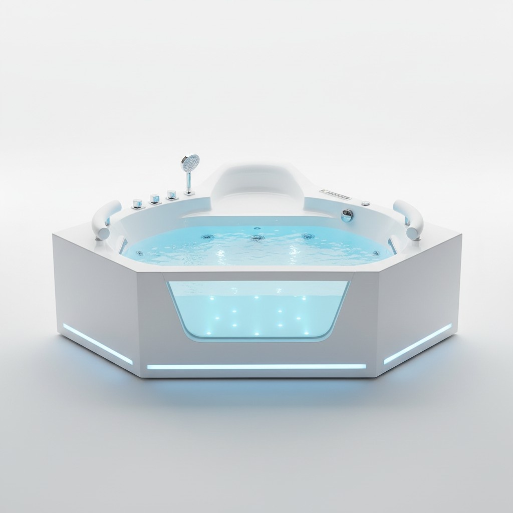 Corner bathtub tub Whirlpool spa indoor bathtub Whirlpool tubs
