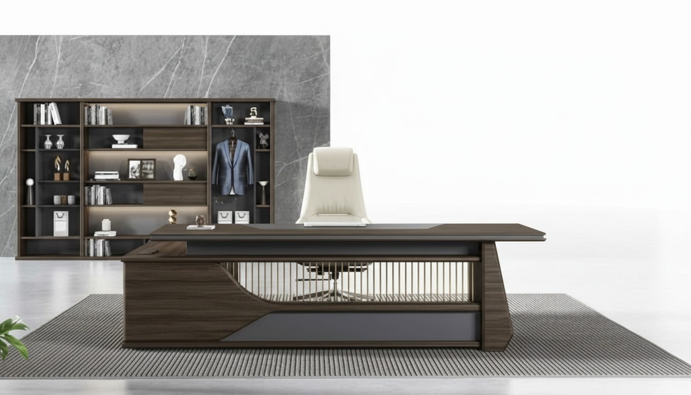 Corner desk Computer desk Office desk Luxury study furniture