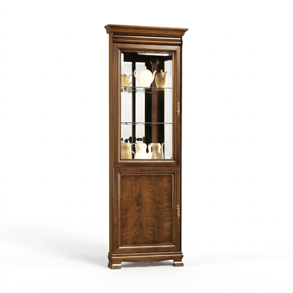 Corner display cabinet glass display glass cabinet display shelf showcase