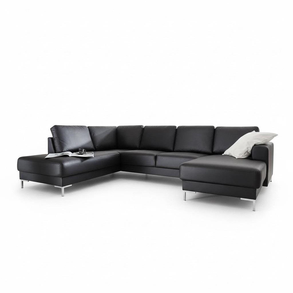 Corner Sofa Sofa Couch Upholstery Living Landscape Leather Corner Sofas Set U Shape Sleep