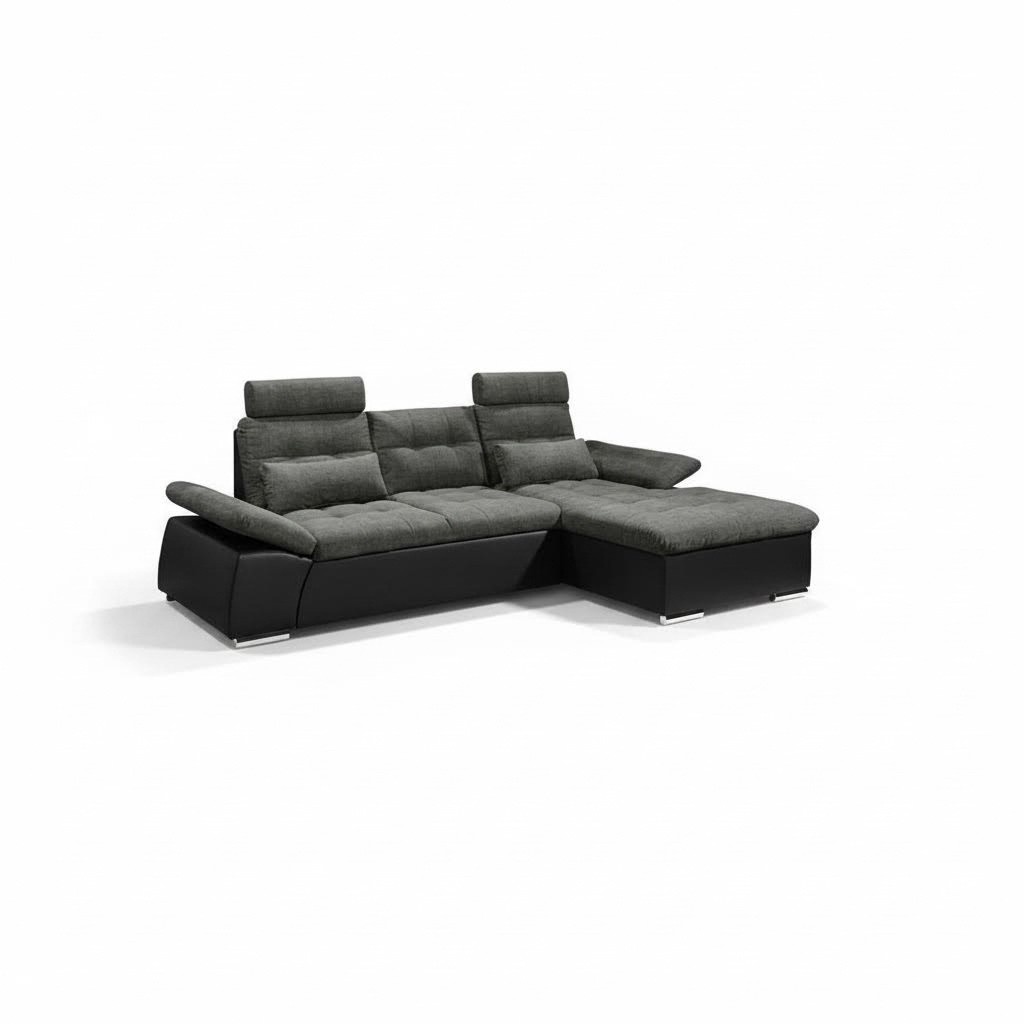 Corner Sofa L-shape Sofa Living Set Upholstery Bed Function Design Modern
