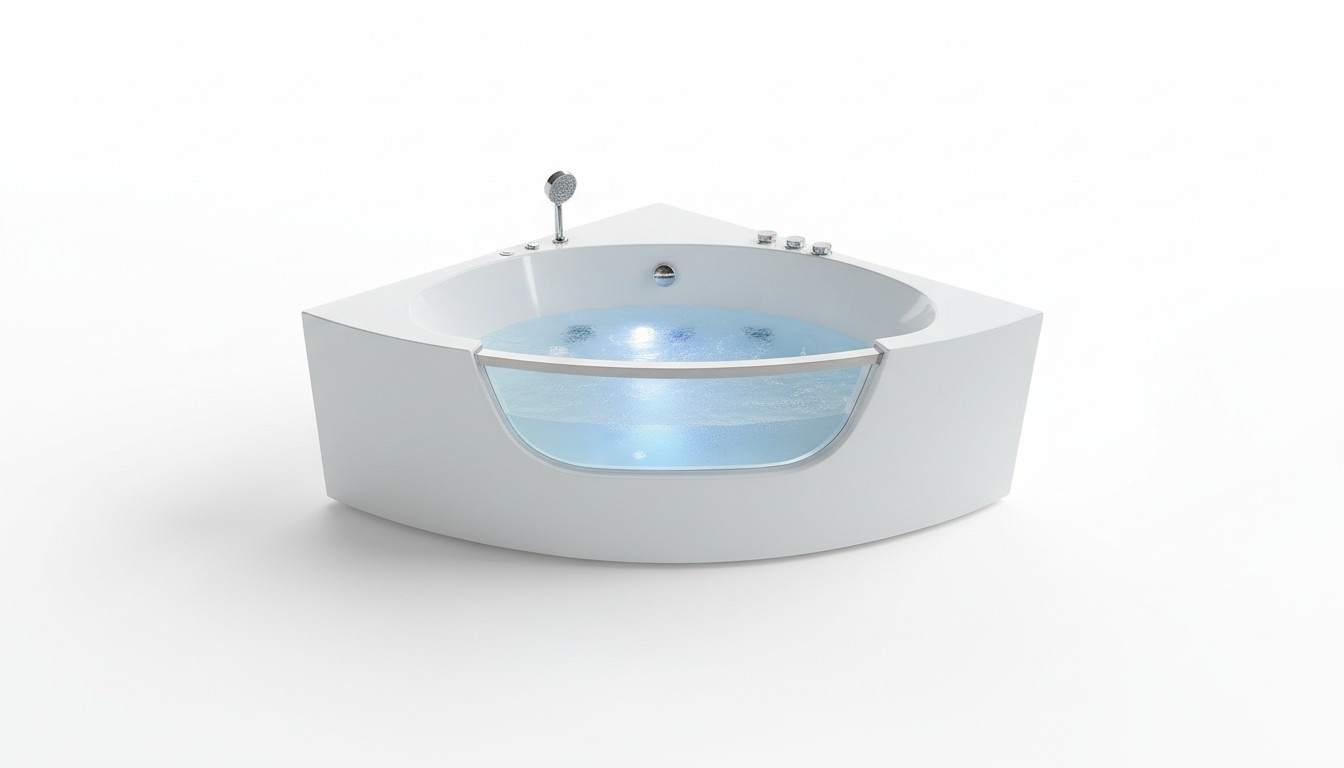 Corner bath Corner bath Whirlpool Relax tub Spa Indoor bath