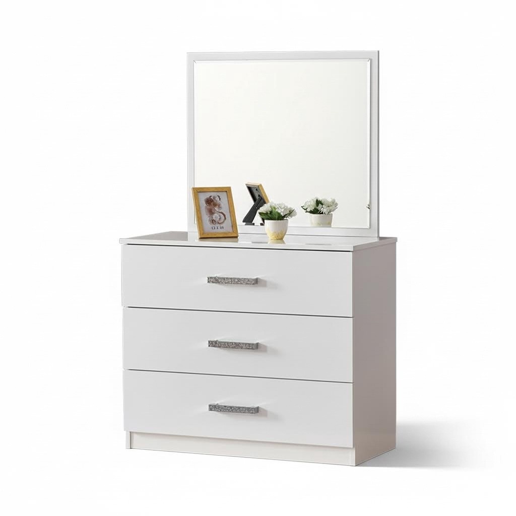 Cosmetic table dresser mirror makeup table white design dressing table