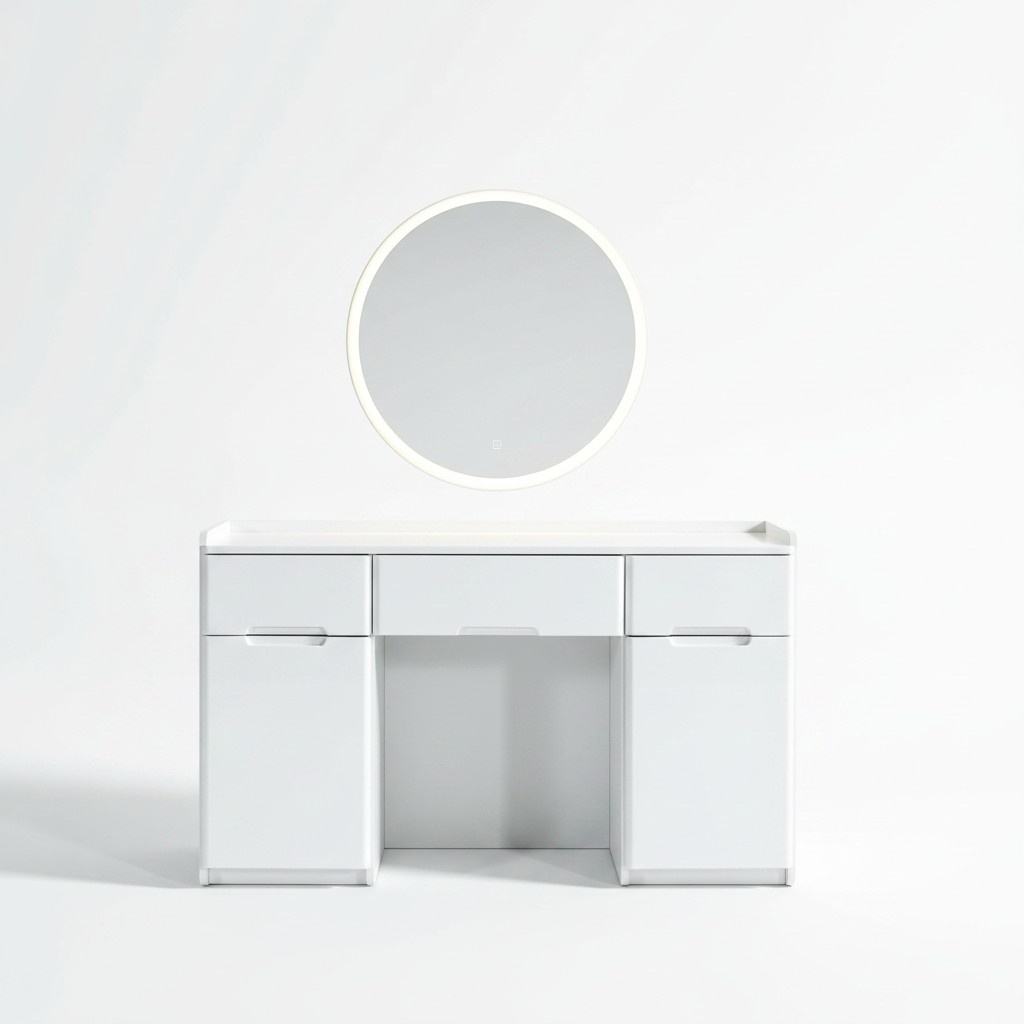 Modern compact cosmetic table dressing table for the bedroom