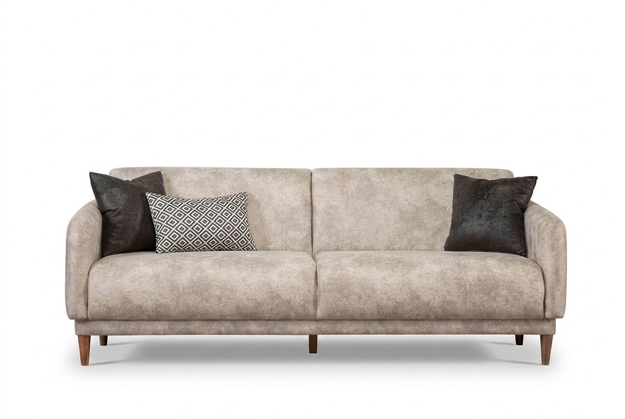 Couch Sofa 3 Seater Living Room Upholstered Furniture Modern Textile Decor