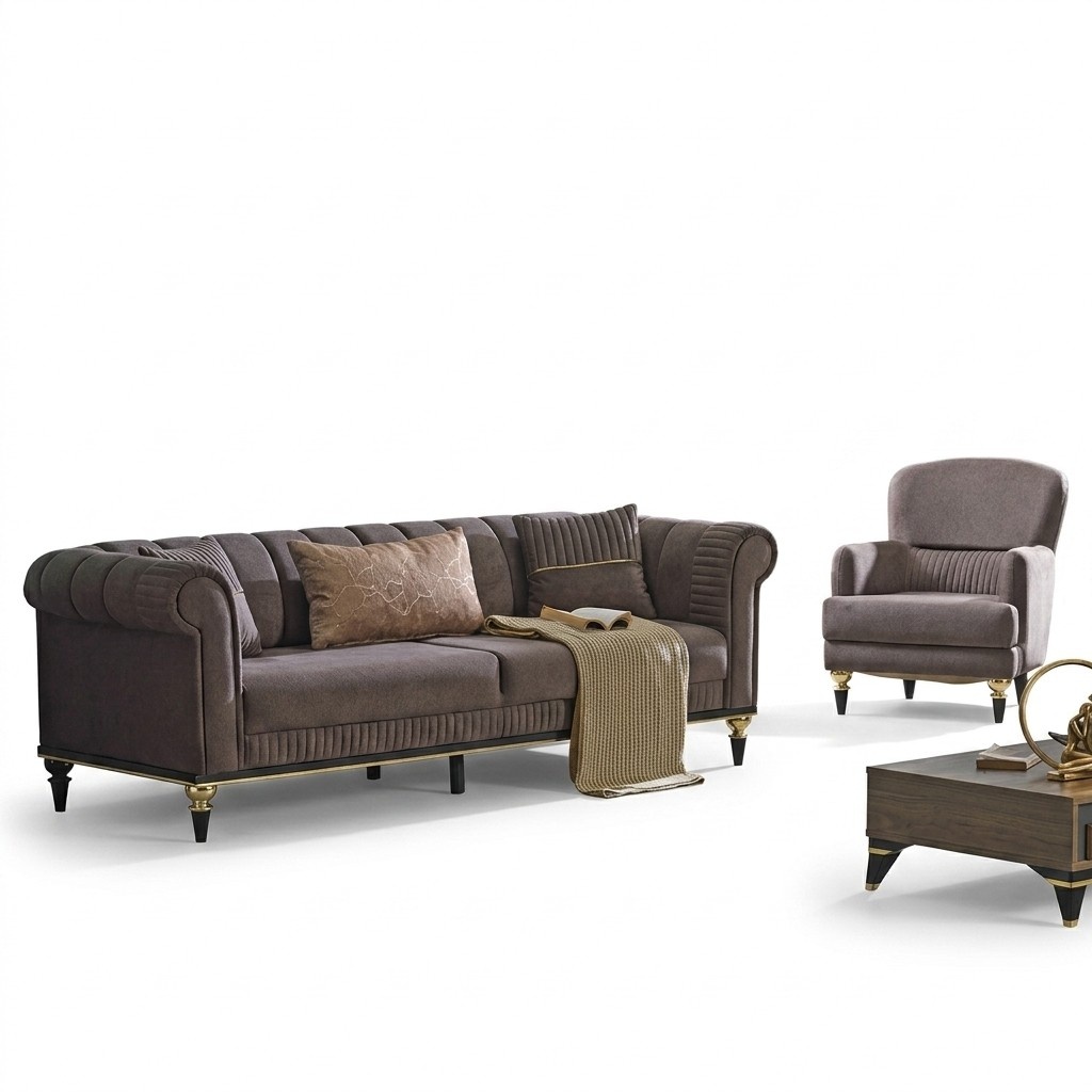 Couch sofa set upholstered furniture living landscape lounge sofa seating group 3+1
