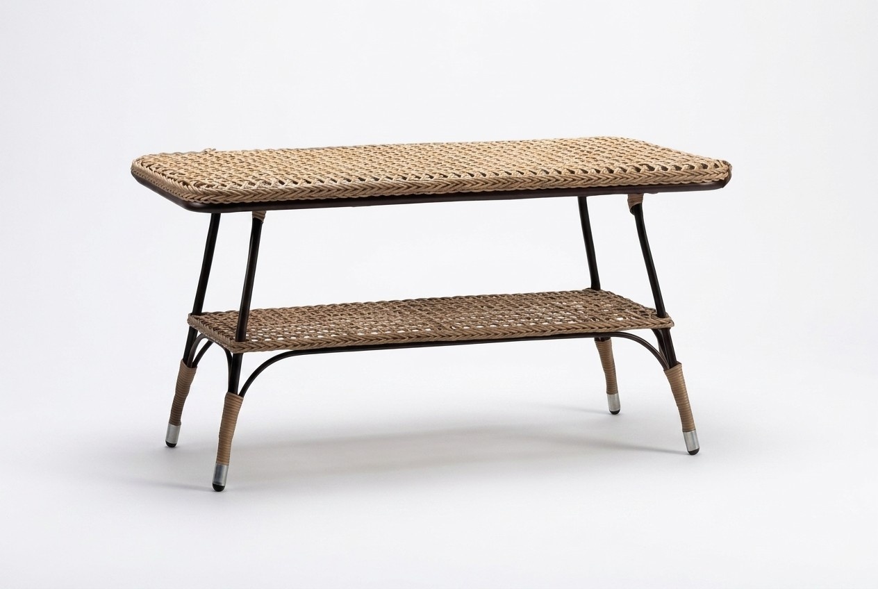 Coffee table side table brown design luxury garden furniture furniture coffee table