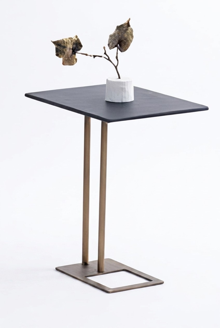 Coffee table side table with a sleek design, robust & multifunctional 50x55cm