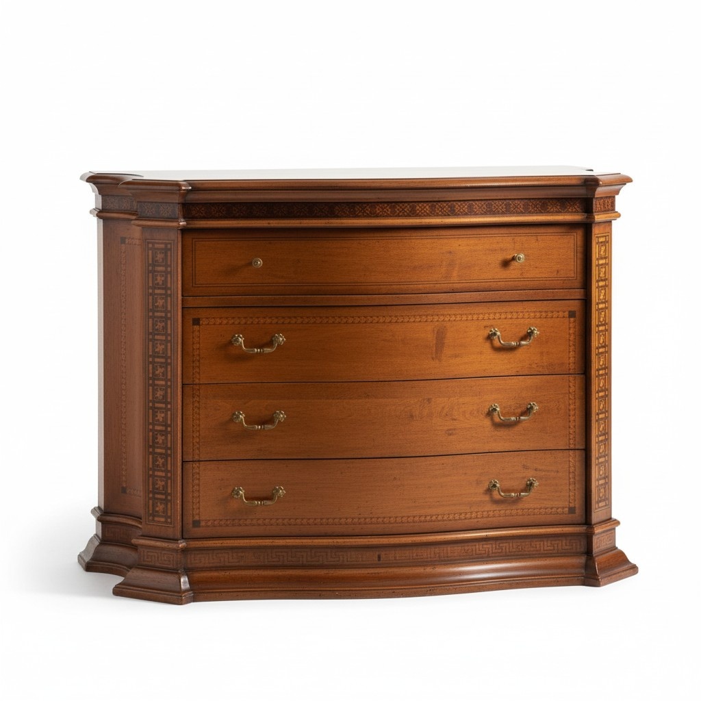 Country house dresser cabinet wooden cabinets furniture consoles Italian furniture brown