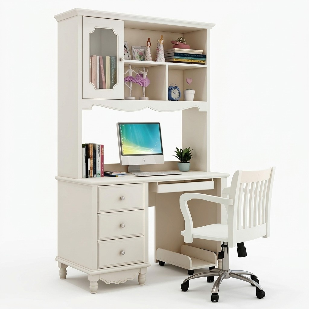 Country house desk armchair office table PC table desks 2pcs tables New