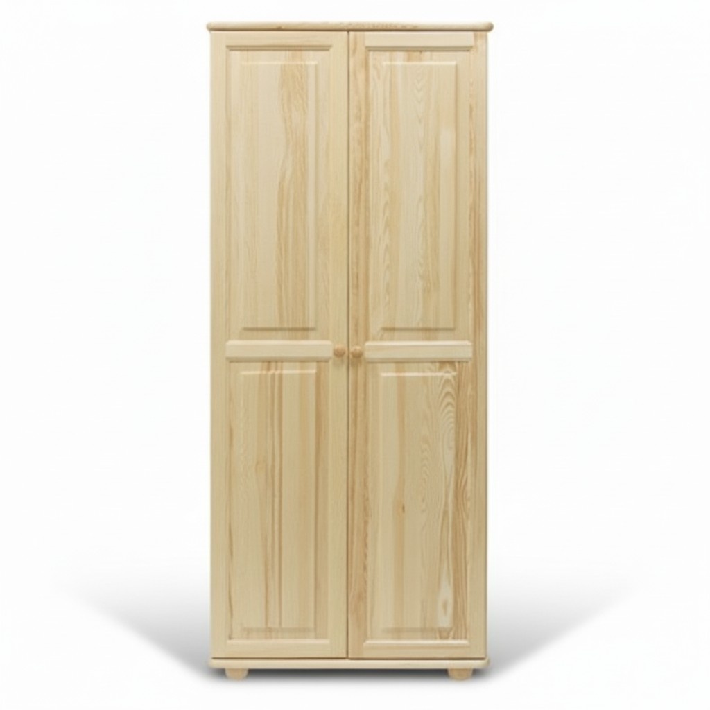 Country House Wardrobe Solid Bedroom Cabinets Wood Furniture Cabinet New