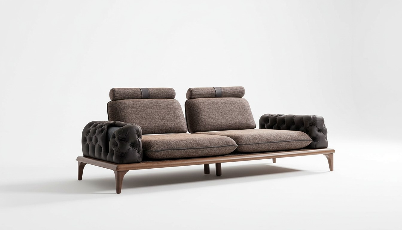 Cuddly sofa upholstered sofa comfort sofa 3-seater sofa three-seat couch sofa couch