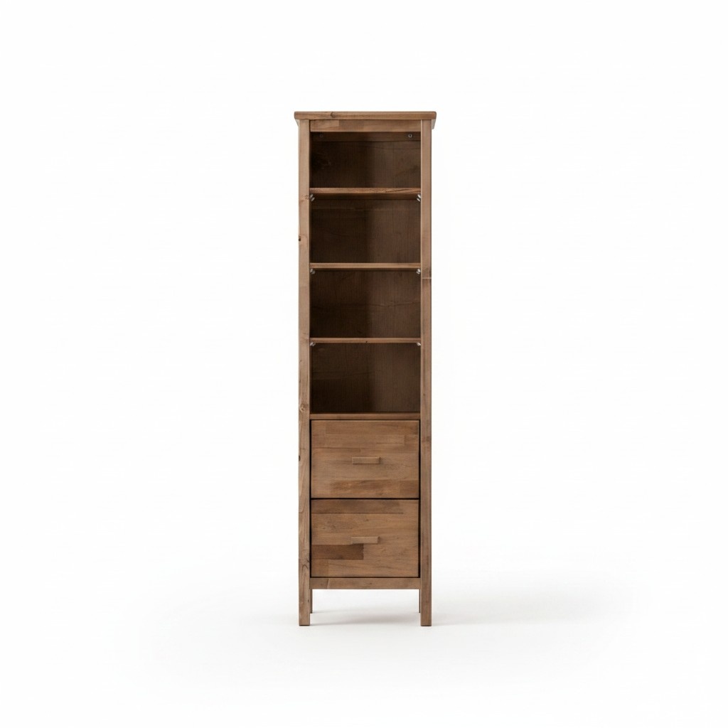 Dark brown living room display cabinet modern showcase cabinet