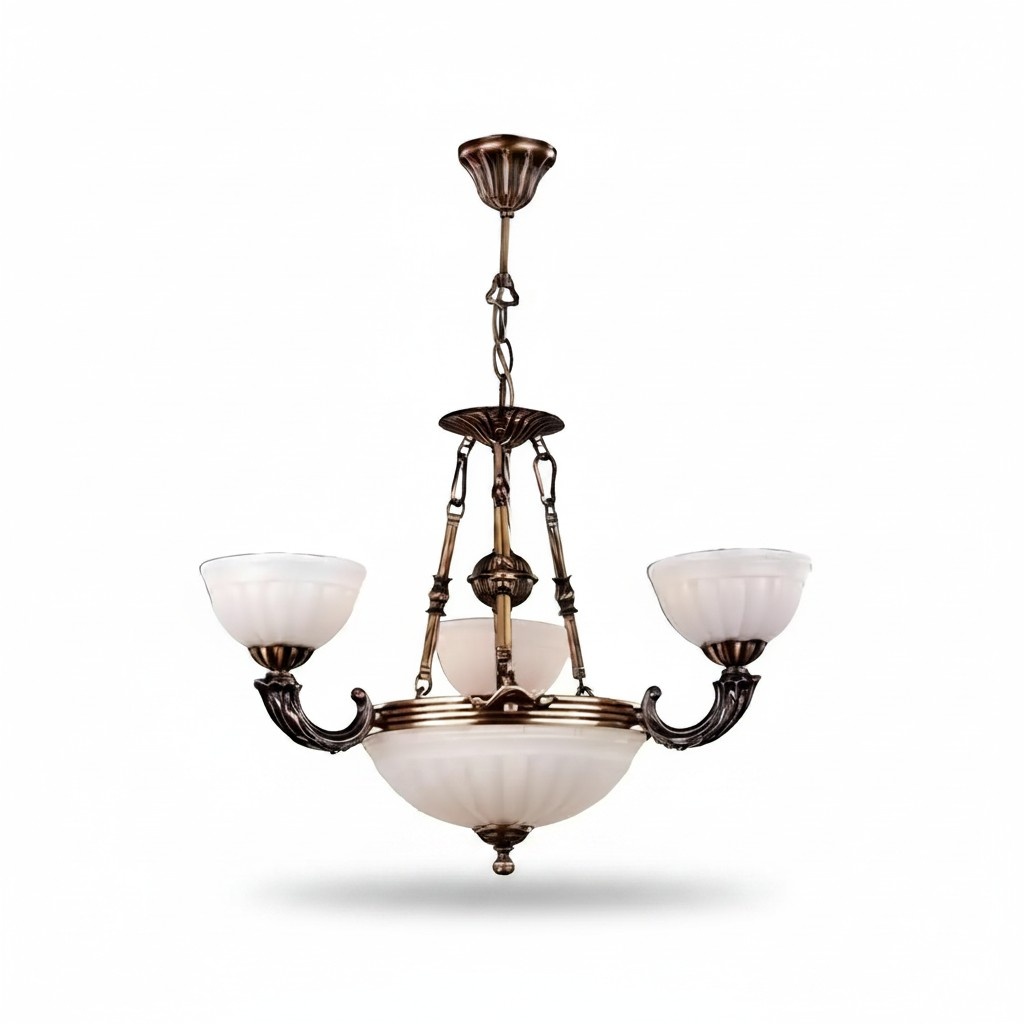 Chandelier lamp white ceiling lamp chandelier glass art