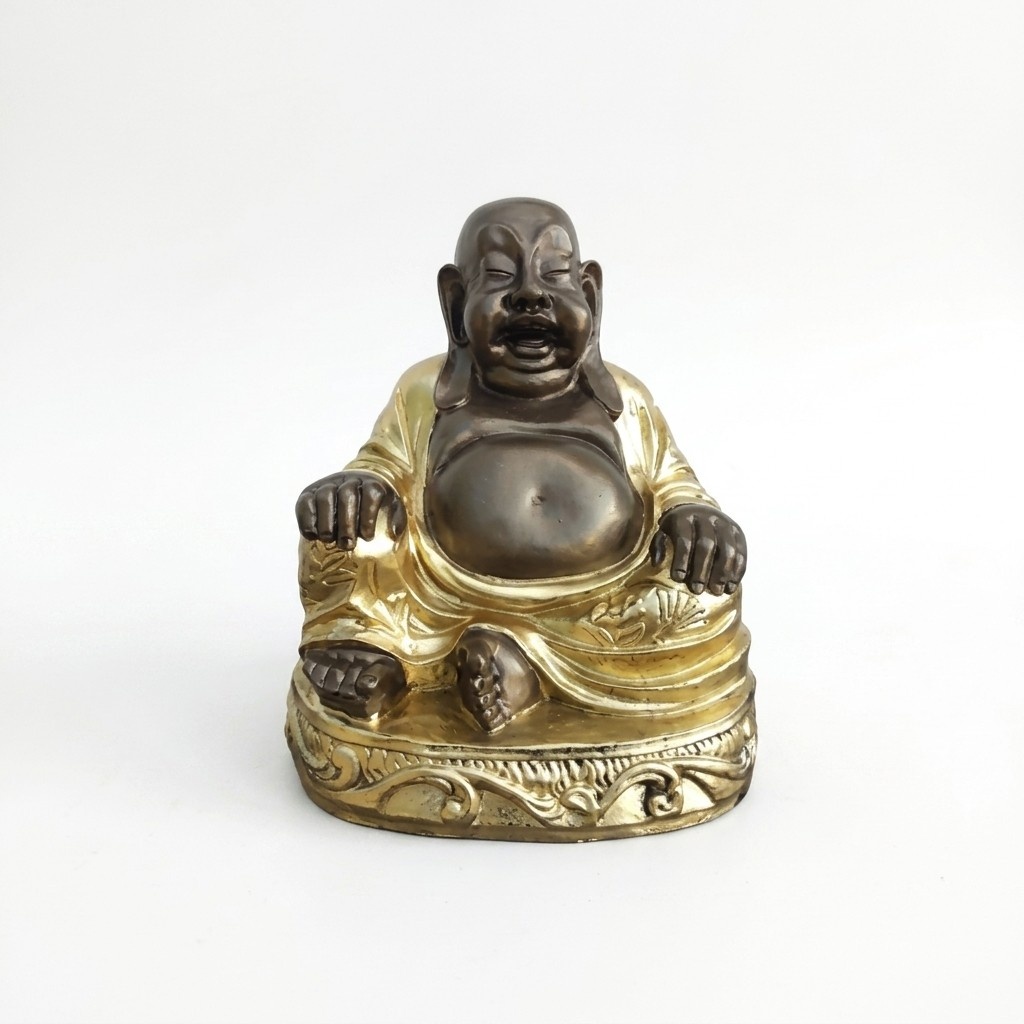 Sitting Budai figurine decorative sculpture statue 50 cm height WG2020 (B65)
