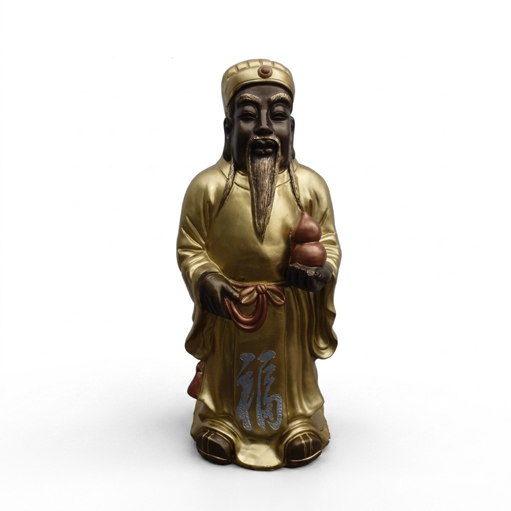 Decorative sculpture statue designed as Confucius figure 48 cm height (B54)