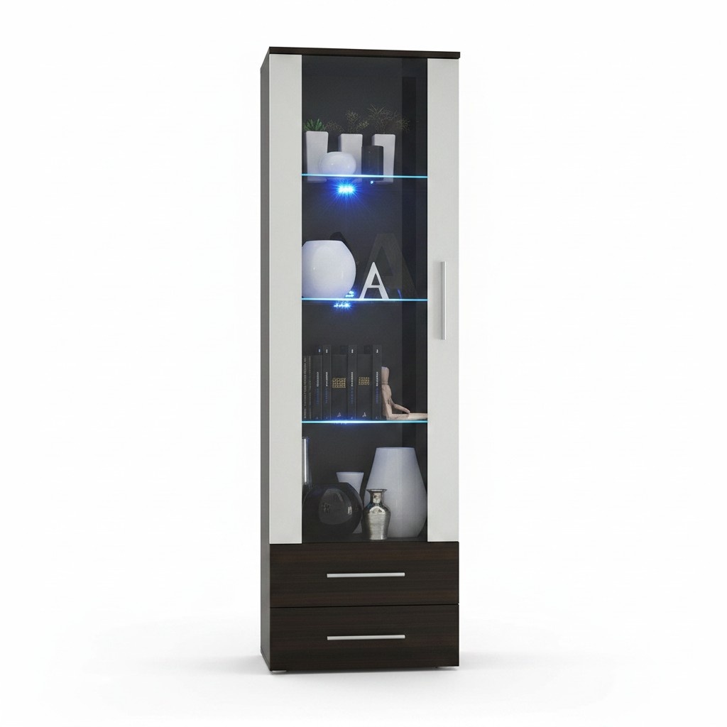 Luxury Wooden Display Cabinet Design Cabinet Brown Furniture Cabinet Living Room Furniture New