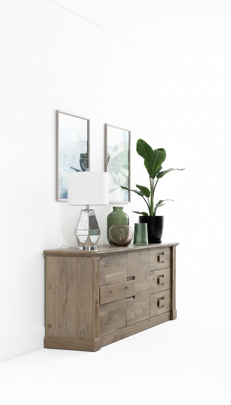 Modern style made of real wooden sideobard model - CE-K3