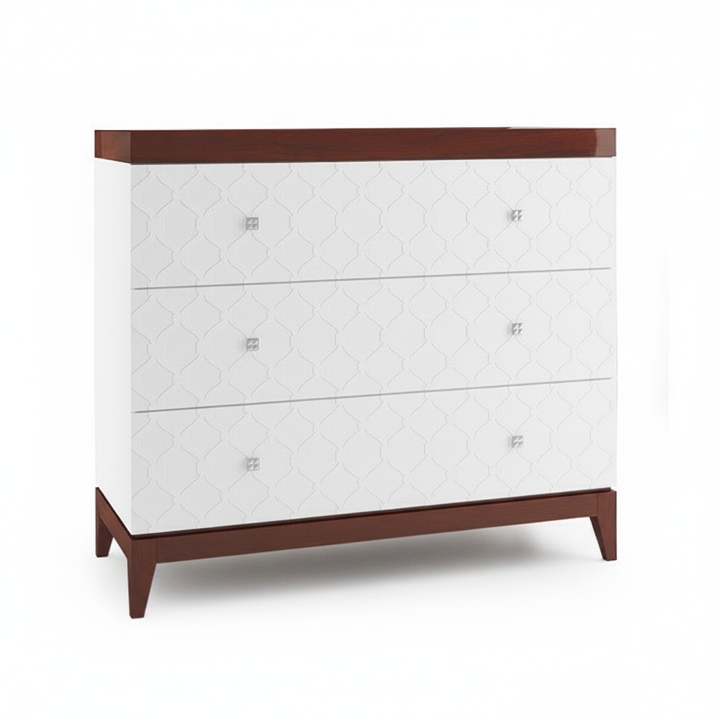 Modern style made of real wooden chest of 3-drawers, model - VI-K2sz