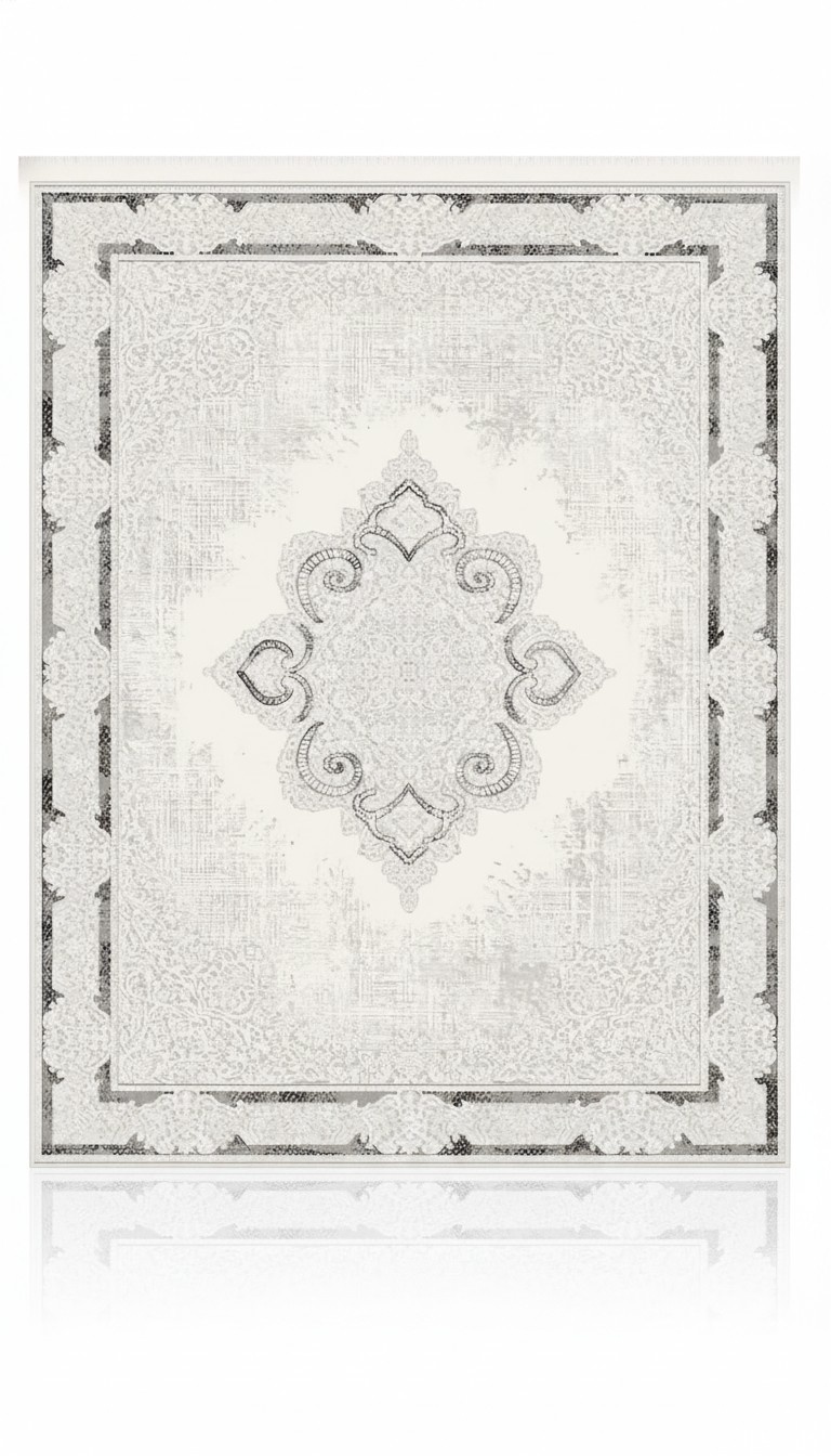 Design Abstract Rugs Carpet Bedroom 160x230 Luxury Art Deco Style Gray