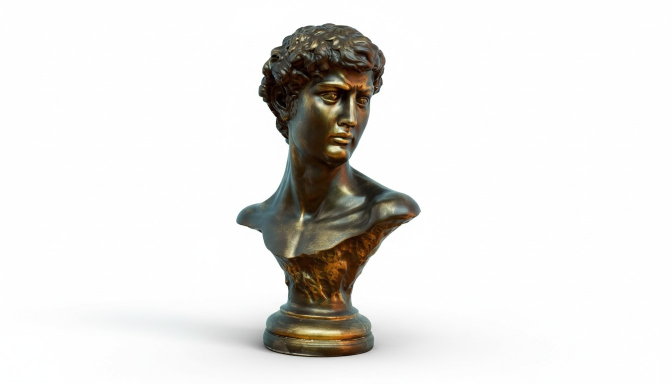 Design Adam Bust Figure Statue Sculpture Figurines Decoration 2014 New