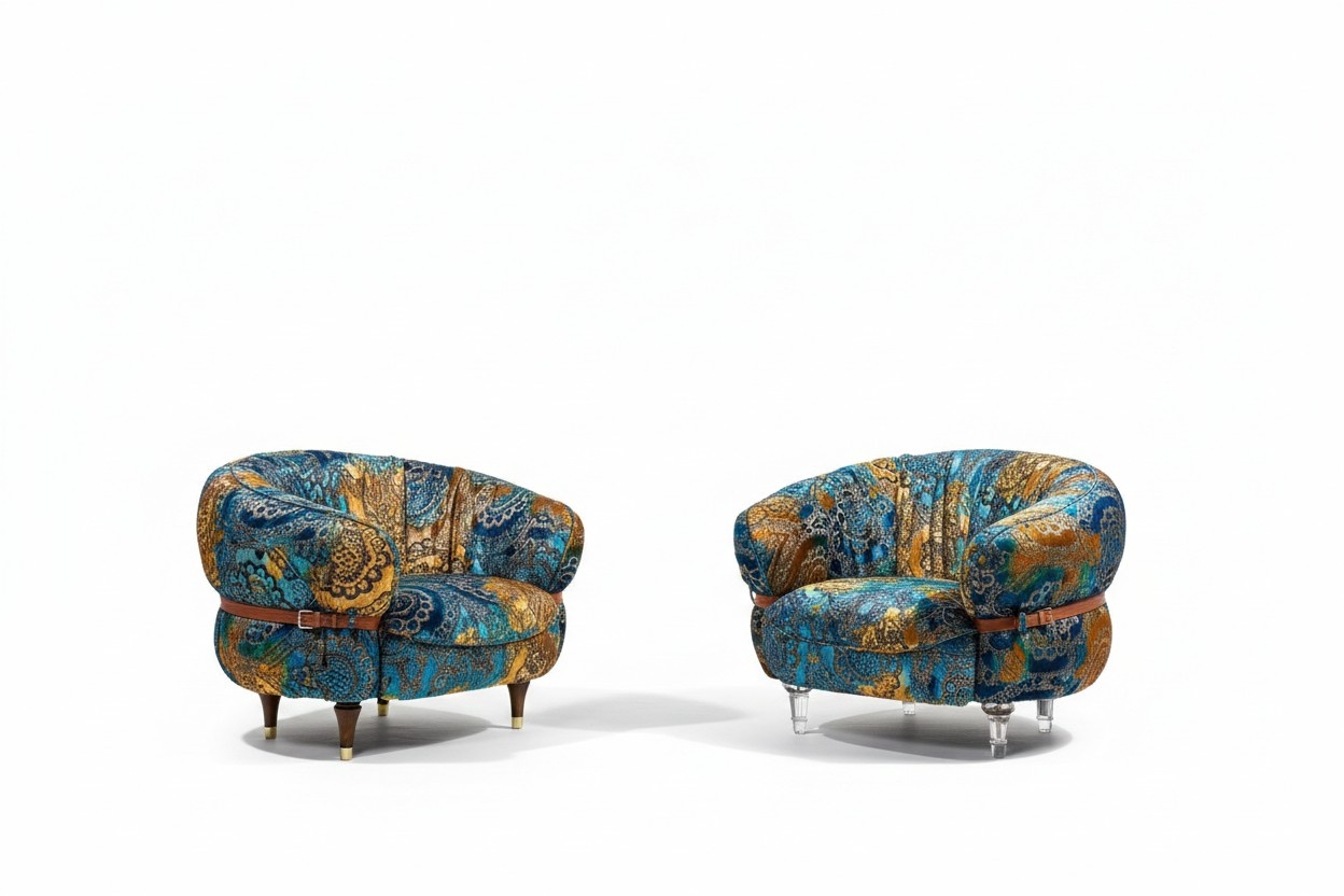 Design Armchair Couch Sofa Relax Fabric Lounge Luxury TV Club Upholstery Seater