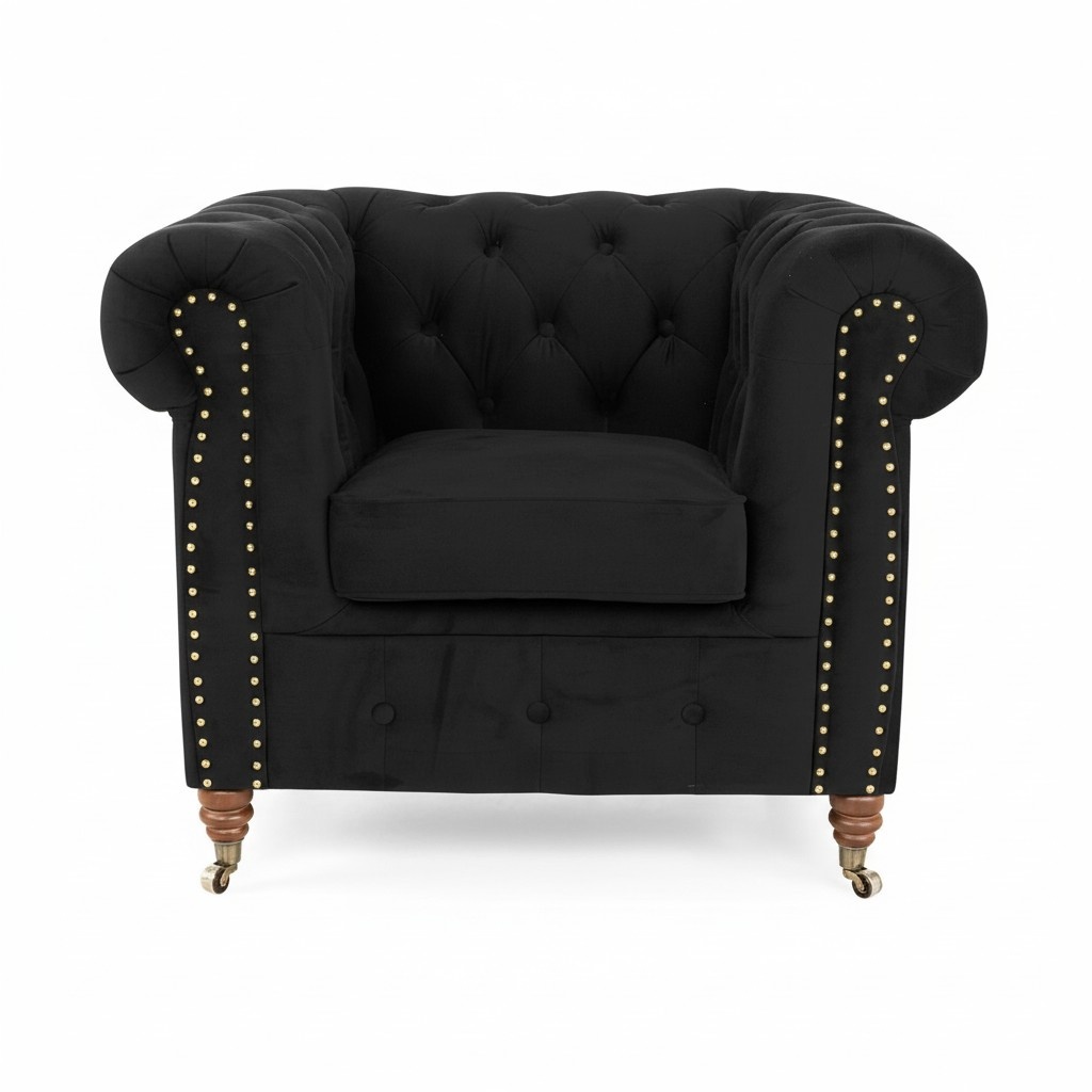 Design Armchair Leather Luxury TV Couch 1 Seater Sofa Relax Lounge Club Upholstery