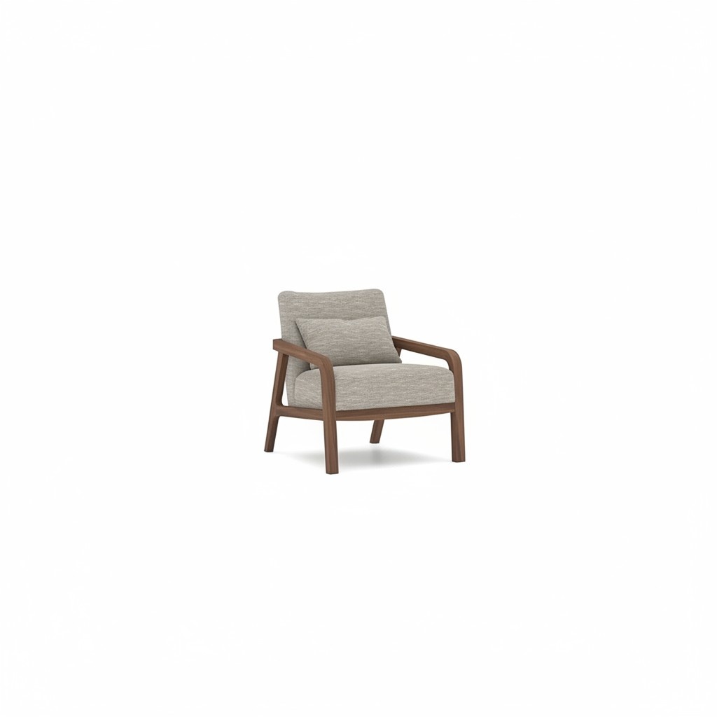 Design Armchair Luxury Living Room Wood Couch Upholstery Textile Upholstered Furniture