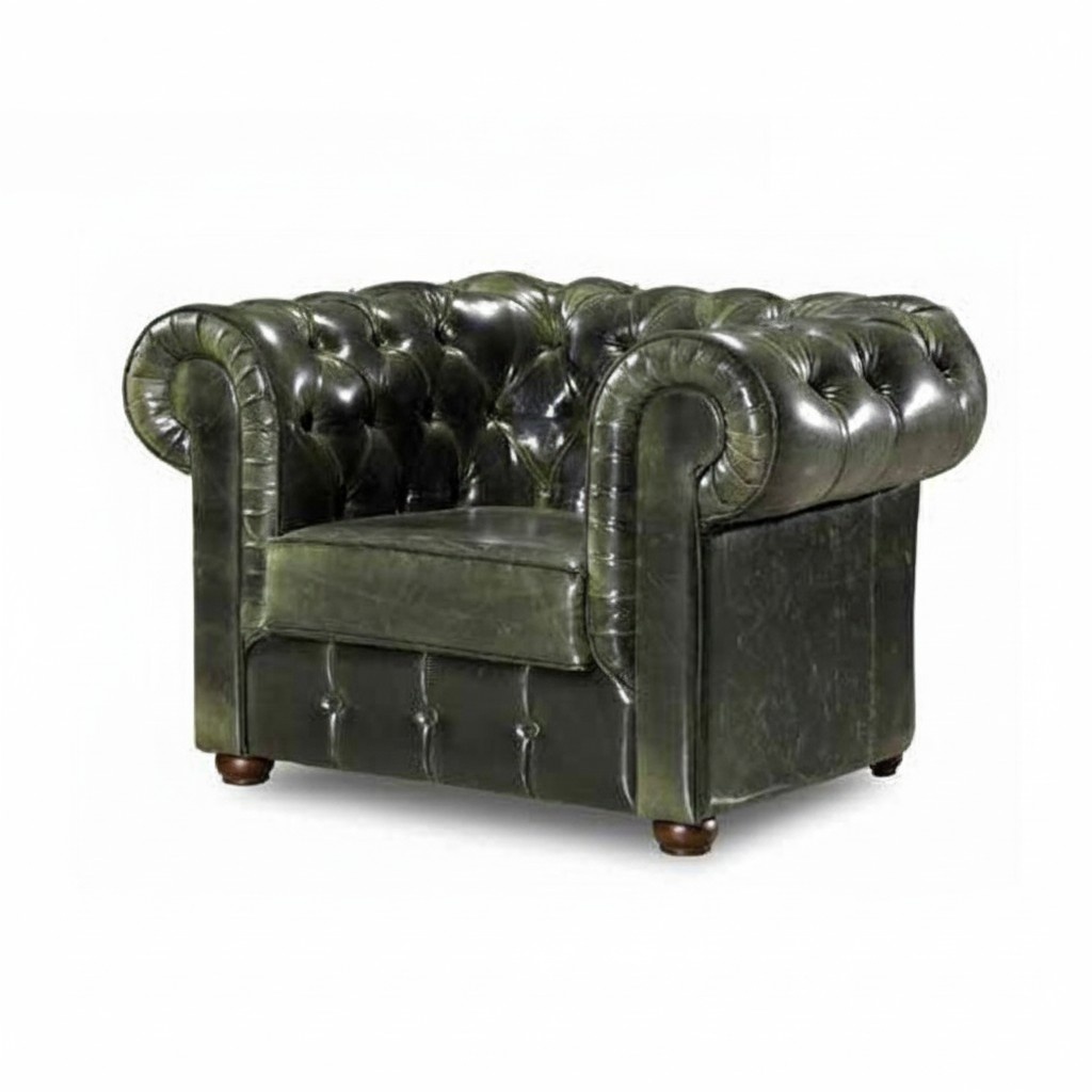Design Armchair Luxury Living Room 1-Seater Relax Club Upholstered Chesterfield
