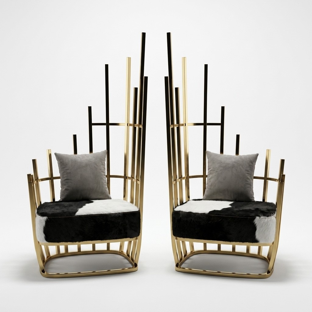 Design Armchair Metal Lounge 8x Set New Garniture Chair Chairs Relax Group