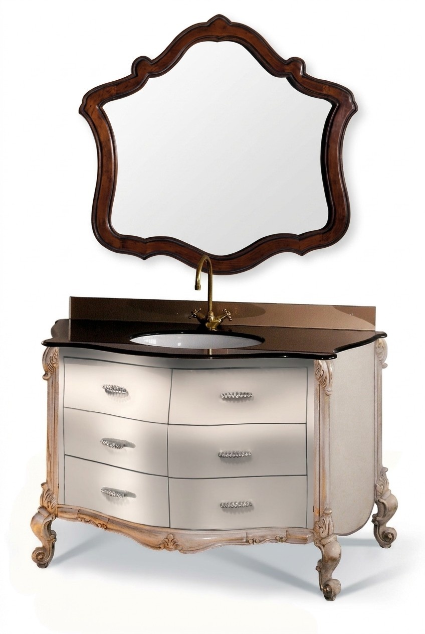 Design bath bathroom furniture 2 pieces. Set set of cabinet washbasin lighting