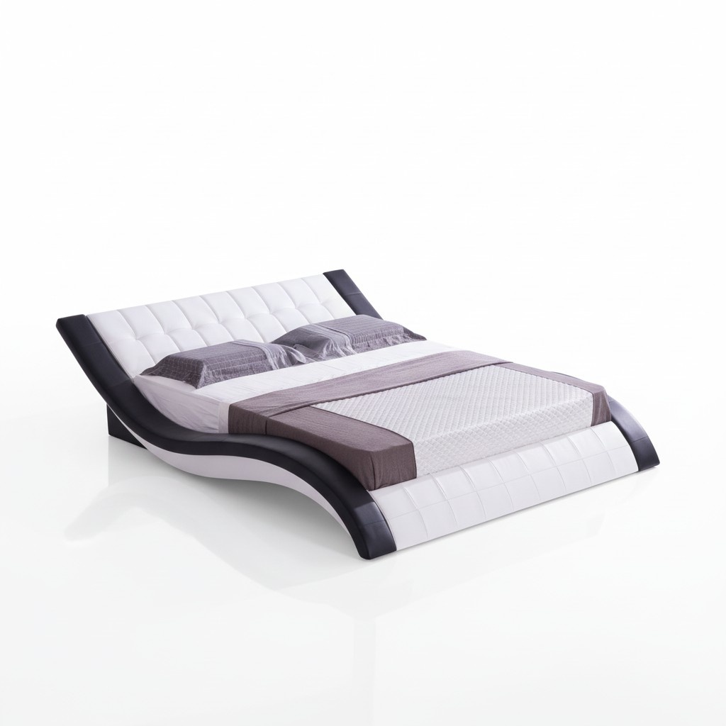 Design Bed Digital Sound USB Beds Luxury Bedroom Furniture Leather Double Hotel