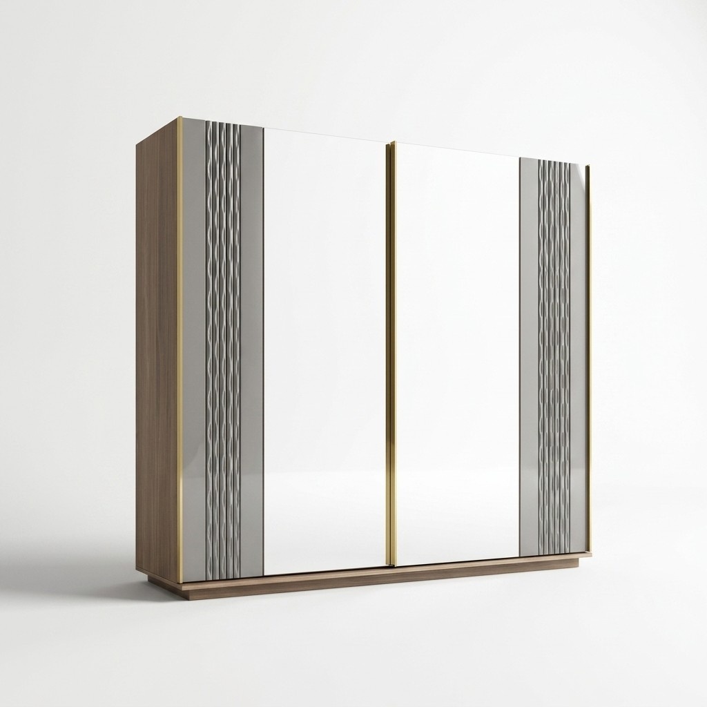 Design Closet Bedroom Luxury Wooden Wardrobe Modern Furniture