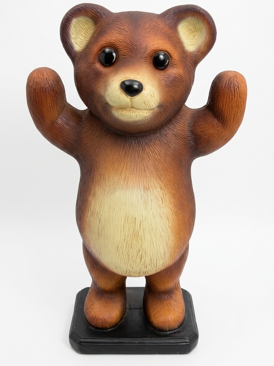 Design Bear Figure Statue Sculpture Figures Sculptures Decoration Deco New C467