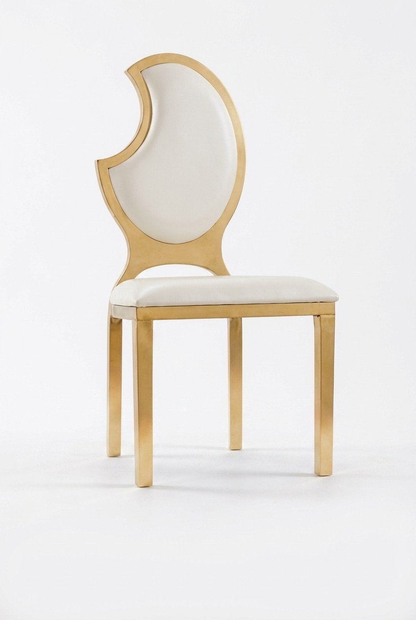 Design Chair Upholstery New Modern Chairs Dining Room Luxury Stainless Steel Armchair Lounge