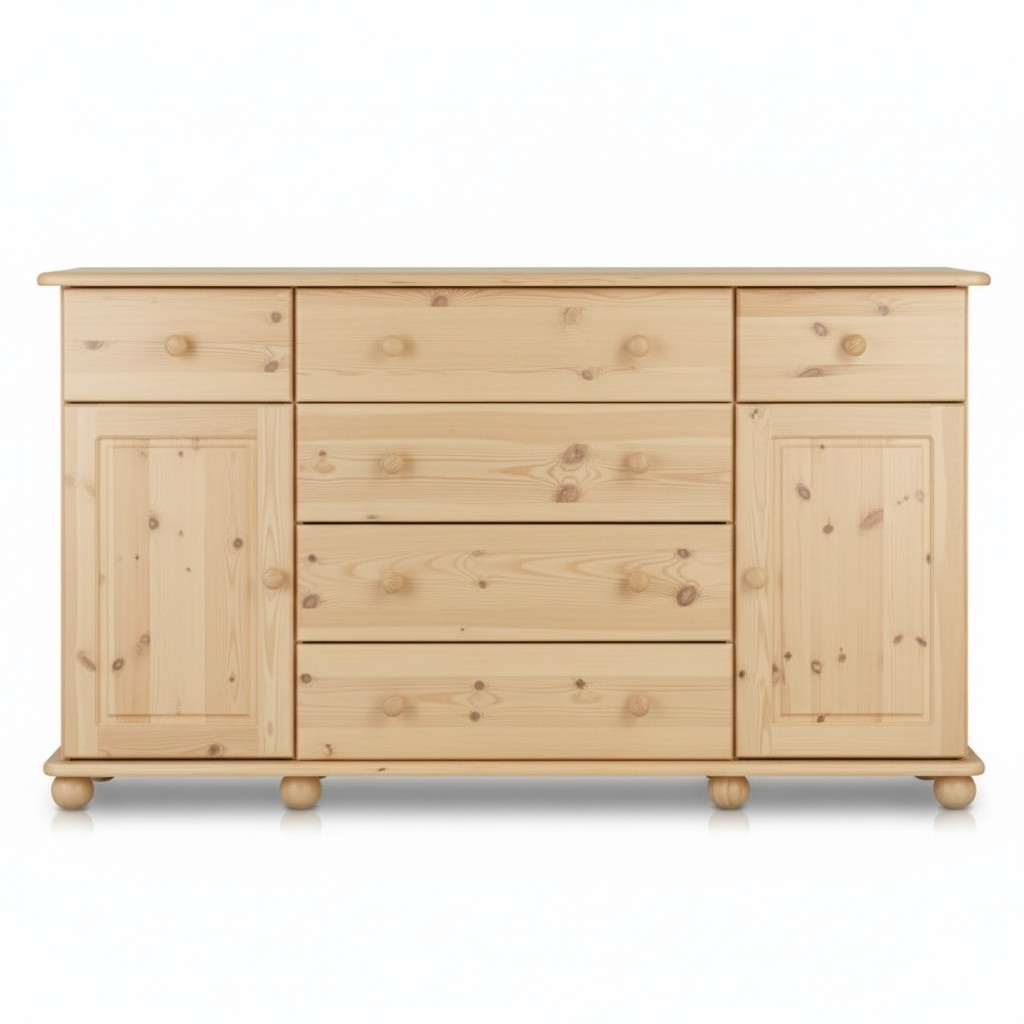 Design Chest of Drawers Handmade Wood Sideboard Cabinet New Solid Wood Furniture New