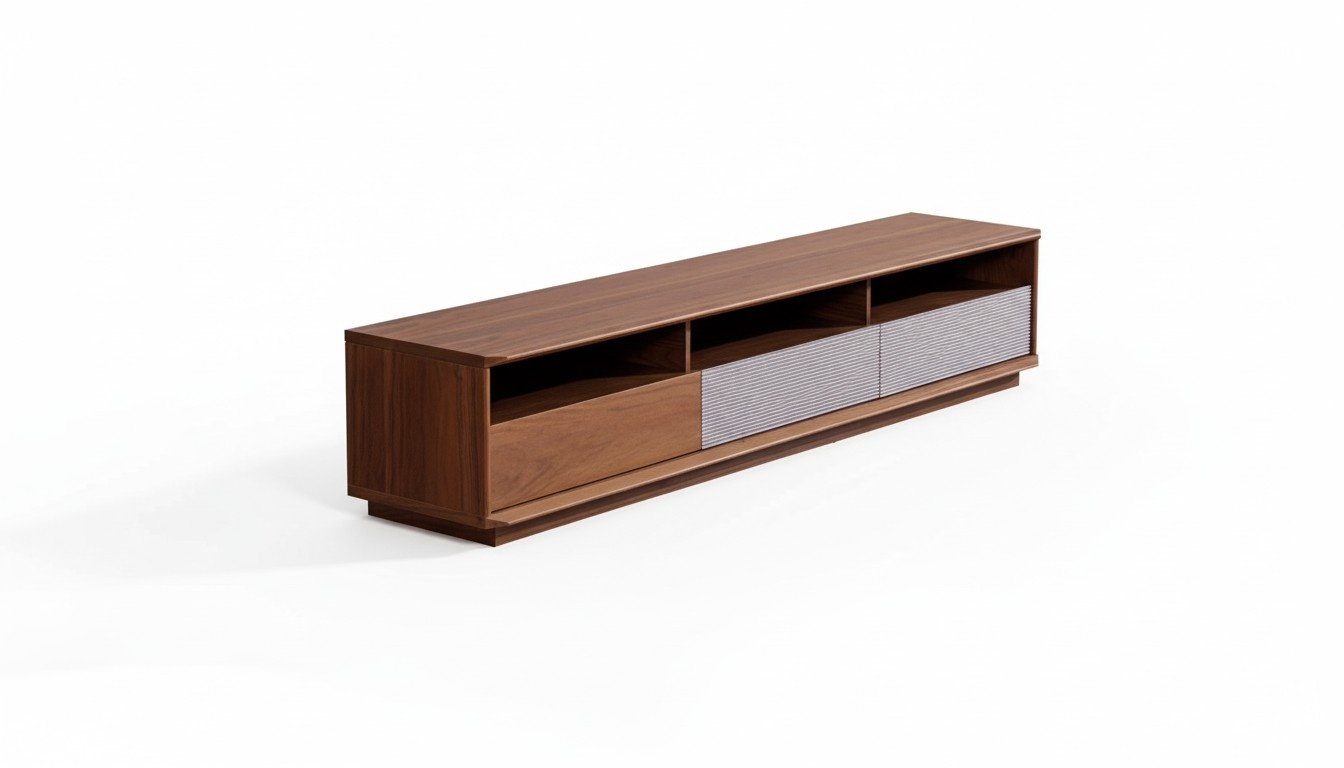 Design Dresser Side Lowboard Cabinet Shelf Luxury Illuminated Living Room