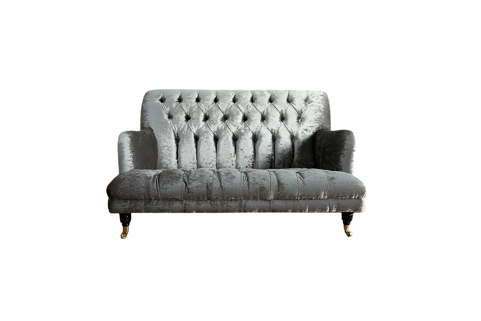 Design Chesterfield fabric couch sofa 2 seater upholstery sofas new textile fabric new