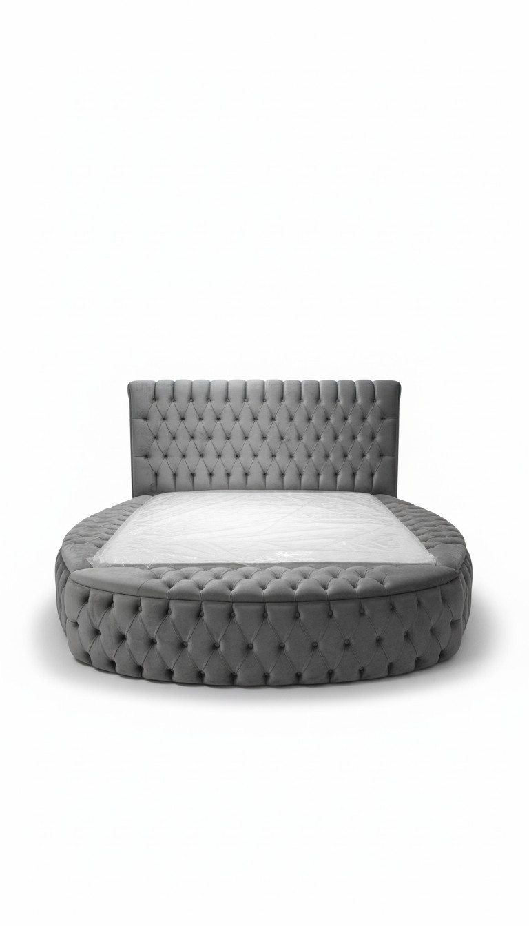 Design Chesterfield Round Bed Round Beds Bedroom Double Hotel Beds New