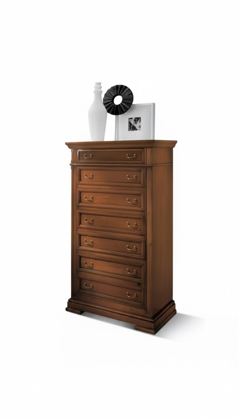 Design Klassischer Stil Kommode Braun Luxus Holz Italienische Möbel