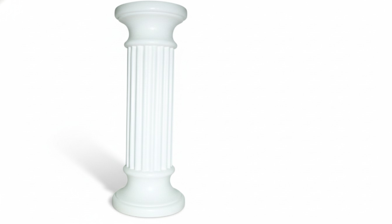 Decorative floor stand in antique greek doric column style, 25,5 cm height, model - 1025